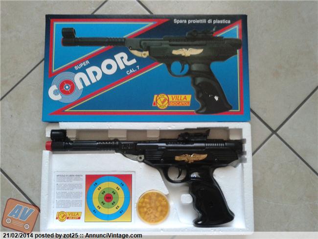 Pistola aria compressa Modello Condor spara proiettili Villa Giocat