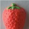 PLASTIC ERASER STRAWBERRY - GOMMINA VINTAGE `80